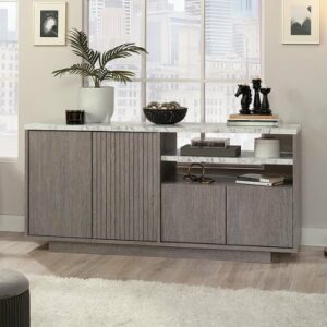 Sauder - East Rock Credenza Ao - Ashen Oak