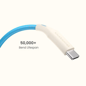 Bluebonnet - 4' USB-C to USB-C Charging Cable - Blue