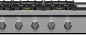 Fisher & Paykel - Professioanl 48 in. Built-in Natural Gas Cooktop with 6 burners - Stainless Steel