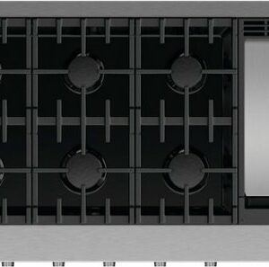 Fisher & Paykel - Professioanl 48 in. Built-in Natural Gas Cooktop with 6 burners - Stainless Steel