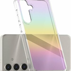 SaharaCase - Hybrid-Flex Hard Shell Series Case for Samsung Galaxy S24 - Transparent Gradient