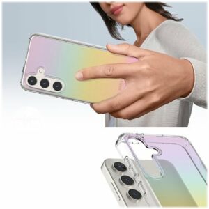 SaharaCase - Hybrid-Flex Hard Shell Series Case for Samsung Galaxy S24 - Transparent Gradient