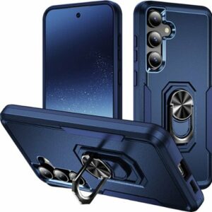 SaharaCase - ArmorPro Kickstand Case for Samsung Galaxy S24+ - Navy Blue