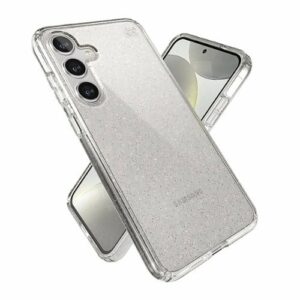 Speck - Presidio2 Grip Case for Samsung Galaxy S24+ - Clear/Gold Glitter