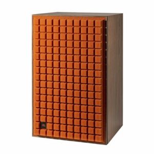 JBL L100 Classic Mark II Orange Grille Loudspeaker - Walnut