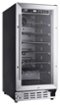 SPT - 33-Bottle Wine Cooler - Stainless Steel