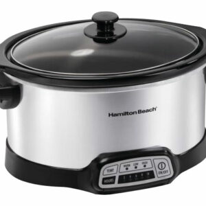 Hamilton Beach - 6-Quart Slow Cooker - Stainless