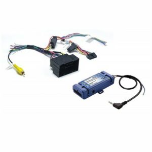 PAC - Radio Replacement and Steering Wheel Control Interface for Select Dodge, Jeep, and RAM Vehicles - Blue