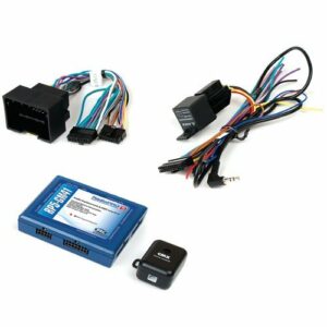 PAC - Radio Replacement and Steering Wheel Control Interface with OnStar Retention for Select GM Vehicles - Blue