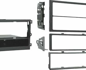 Metra - Dash Kit for Select 1992-2012 Chevrolet GMC Hyundai Buick Cadillac Pontiac DIN DDIN - Black