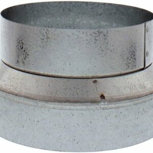 Zephyr - Duct 10 In. to 8 In. Round Reducer for Range Hood - Silver