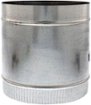 Zephyr - Duct 8 In. Round In-Line Damper for Range Hood - Silver