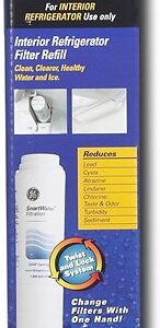 Slim Replacement Water Filter for GE Refrigerators - White