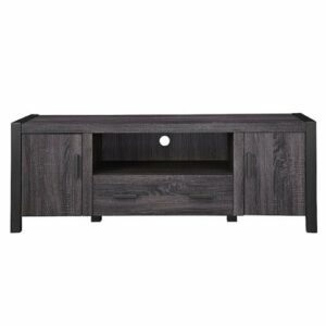 Walker Edison - Urban Modern Storage  TV Stand for Most Flat-Panel TV's up to 65" - Charcoal