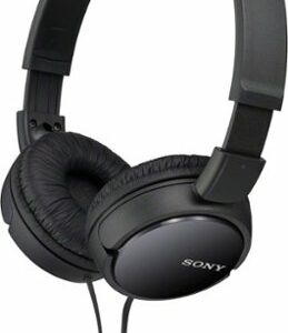 Sony - ZX Series Wired On-Ear Headphones - Black