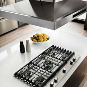 KitchenAid - 36" Built-In Gas Cooktop - Stainless Steel