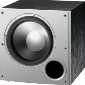 Polk Audio - PSW10 10" Powered Subwoofer, 100W Peak Power, Compact Design, Easy Setup with Home Theater Systems - Black