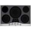 Viking - 29.9" Electric Cooktop - Black/stainless steel