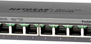 NETGEAR - 8-Port 10/100/1000 Mbps Gigabit Plus Managed Switch