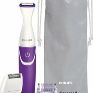 Philips - BikiniGenie Bikini Trimmer - White/Purple