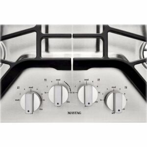 Maytag - 30" Built-In Gas Cooktop - Stainless Steel