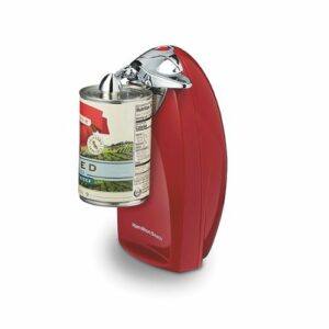 Hamilton Beach - Classic Chrome Heavyweight Can Opener - Red