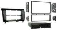 Metra - Dash Kit for Select 2007-2022 Toyota Tundra, Sequoia DIN DDIN - High Gloss Black