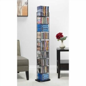 Atlantic - Wire Media Storage Rack - Black