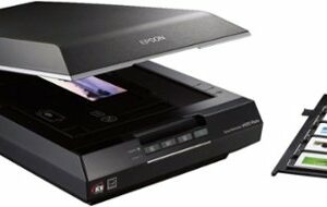 Epson - Perfection V600 Photo Scanner - Black