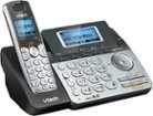 VTech - DS6151 DECT 6.0 Expandable 2-Line Cordless Phone with Digital Answering System and Dial-In Base - 1 Handset - Black