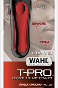 Wahl - T-Pro Corded Trimmer/Shaver - Black