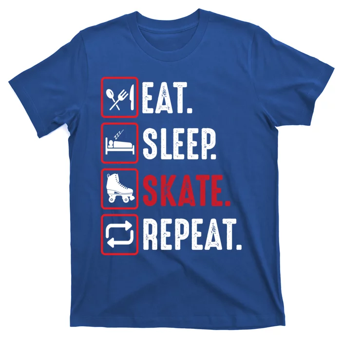 Eat Sleep Skate Repeat Funny Sports Clothing: Gift T-Shirt